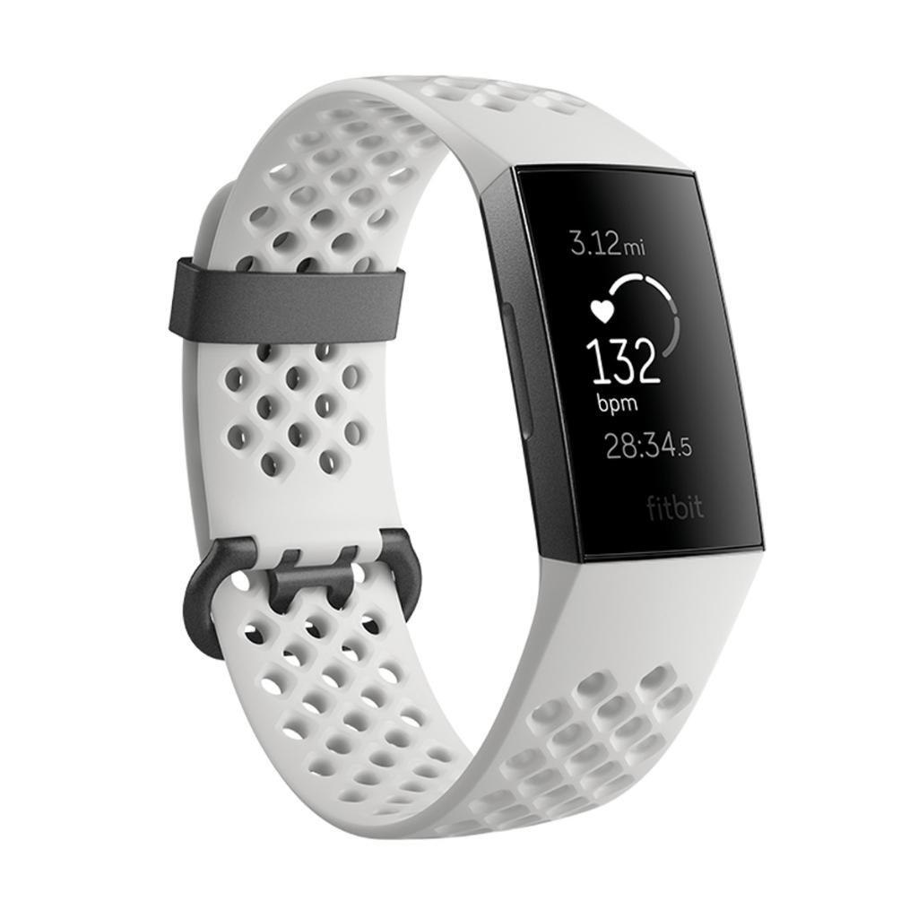 Pulsera Fitbit Charge 3 Special Edition Blanca - Sueño, R. Cardiaco