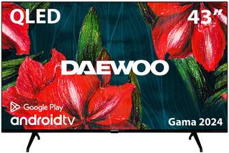 TV DAEWOO 43%%%quot; 43DM55UQPMS UHD QLED ANDROIDTV ALLM