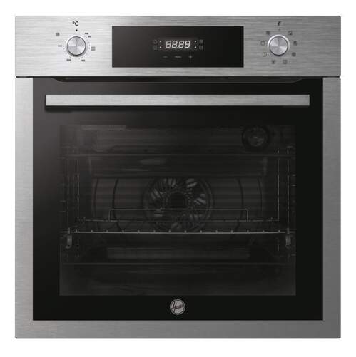 Horno Hoover HOC3U3188IN - 70 L, 8 programas, Limpieza con agua, Guía telescópica, Clase A+, Inox