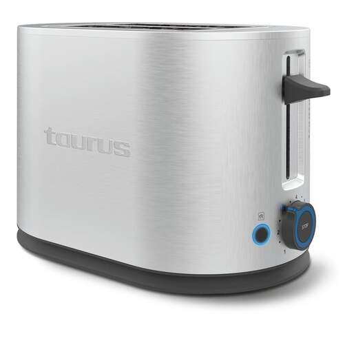 Tostadora Taurus My Toast II Legend - 2 Ranuras Cortas, 7 Niveles, 900 W, Inox