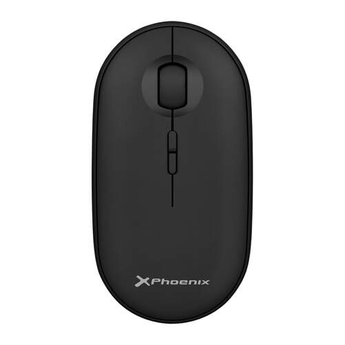 Ratón Phoenix Rebble - Inalámbrico, Bluetooth 5,1 + 2.4 GHz, 300 mAh, Negro