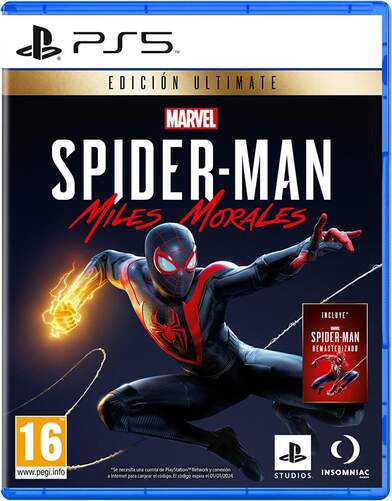 Juego Play Station 5 PS5 Spiderman Miles Morales Edición Ultimate