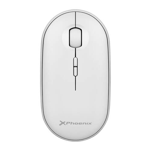 Ratón Phoenix Rebble - Inalámbrico, Bluetooth 5,1 + 2.4 GHz, 300 mAh, Blanco