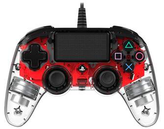 MANDO NACON PS4 COMPACT LUCES ROJO