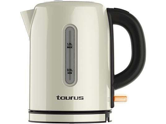 Hervidor Taurus Vintage Compact - 2400 W, 1 L, Crema