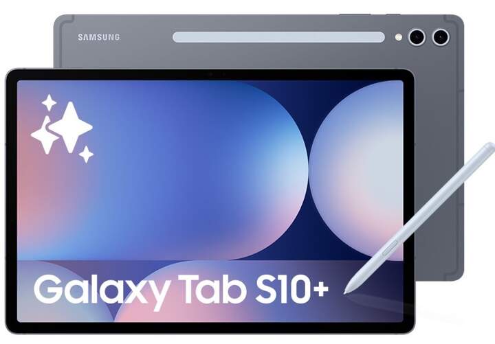 Tablet Samsung Tab S10+ X820 12/512 GB Gris - Pantalla 12&#39;4", Android 14, 10090 mAh, lector huellas