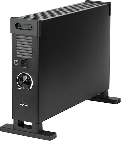 Convector Jata JCCV2314 - 2000 W, 3 Potencias, Termostato, Negro