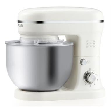 Robot de cocina Flama 1461FL - Con bol, 5 L, 1200 W, Inox, Blanco