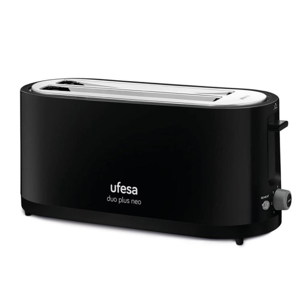 Tostador Ufesa TT7475 Duo Plus Neo - 1400W, 2 Ranuras Largas