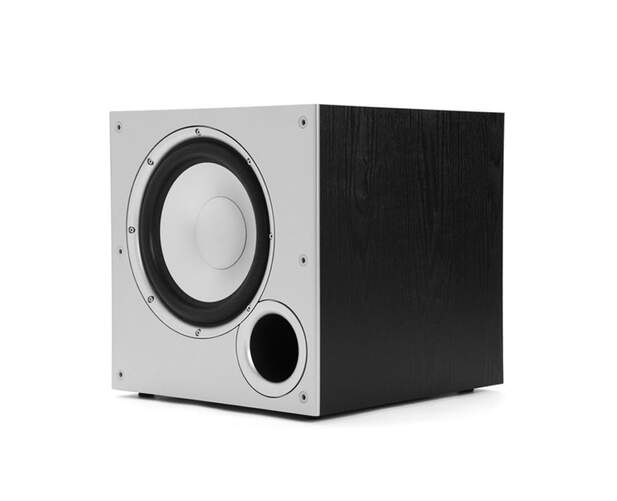 Subwoofer Polk PSW10E - 10", 50 W (pico 100W), Amplificador Clase D, 40-16000 Hz, Blanco