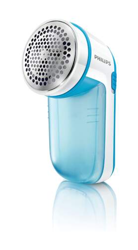 Quitapelusas Philips GC026 - Con pilas, azul, blanco