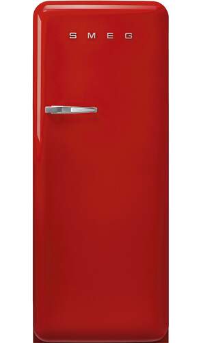 Frigorífico Combi Smeg FAB28RRD5 50&#39;s Style - 1 Puerta, Clase D, 153x60 cm, 122 litros, Rojo