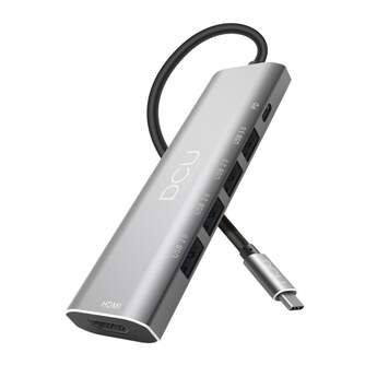 HUB DCU USB C a HDMI   4 USB   USB C CARGA 100W