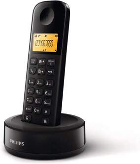 TELEFONO DECT PHILIPS D1601B SINGLE NEGRO