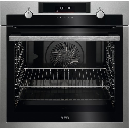 Horno Multifunción AEG BPE53516XM - Clase A+, 71 Litros, Limpieza Pirolítica, función Grill, Inox