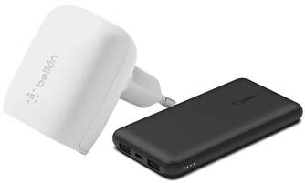 PACK BELKIN CARGADOR USB C DE 20W POWERBANK 10000