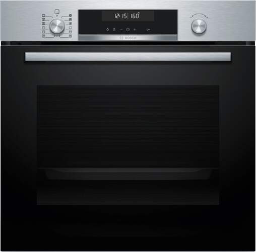 Horno Pirolítico Bosch HBG578ES3 - 71 L, Clase A+, 10 Programas, 3600 W, Cristal, Negro