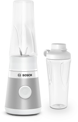 Batidora de vaso Bosch MMB2111T - Smoothies, 450 W, Vaso extraíble, 0&#39;6 L, Plata