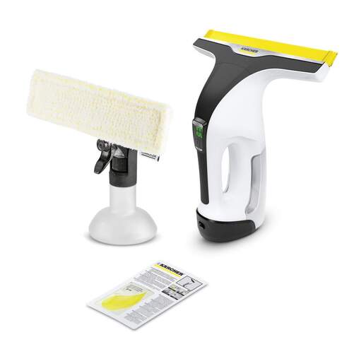 Limpiacristales Karcher VAC 6 Plus 16337410 - 0&#39;15 L, Microfibras, Plata, Blanco