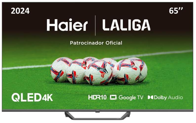 TV Haier 65" UHD H65S80EUX - 3840 x 2160 mm, Google TV, QLED, HDR10