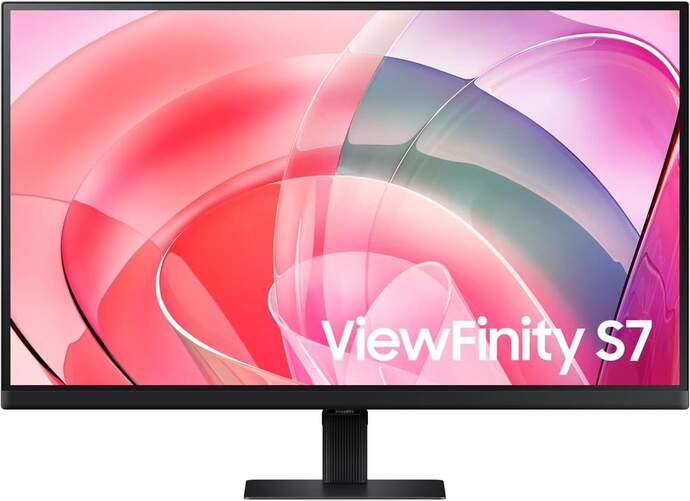 Monitor Samsung 27” ViewFinity S7 S70D - 4K UHD, Pantalla IPS, 60Hz, HDR, HDMI y DisplayPort