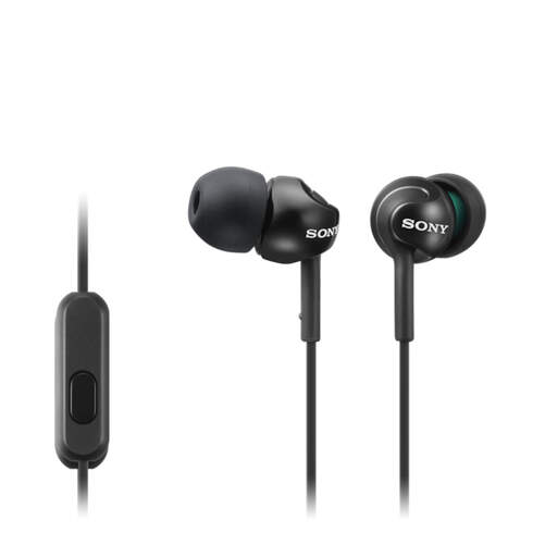 Auriculares Sony MDREX110APR - Negro, con micrófono, 5-24000 Hz, 16 Ohm