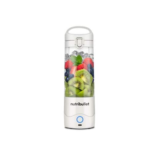 Batidora de vaso Nutribullet NBP003W - Portátil, 475 ml, Blanco