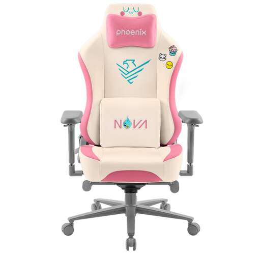 Silla Gaming Phoenix Nova - Cuero, Cream Edition