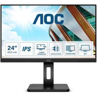 MONITOR AOC 23,8%%%quot; 24P2Q FHD WLED 75HZ HDMI