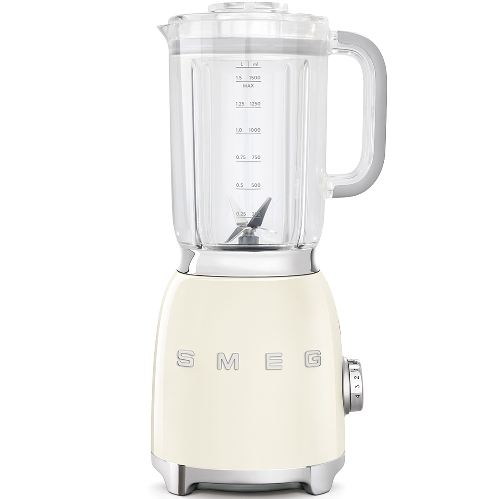 Batidora Vaso Smeg BLF01CREU Crema - 800W, 1.5 Litros