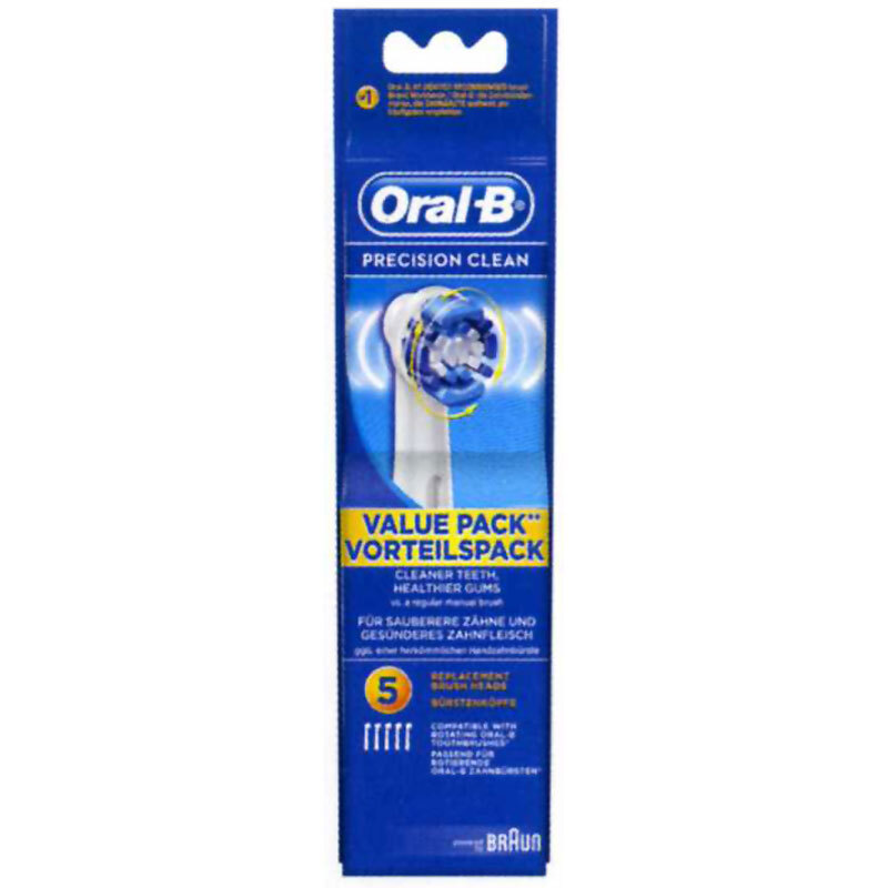 Recambio dental ORAL-B EB-20-5FFS Precission Clean - Filamentos indicadores, Pack 5 recambios