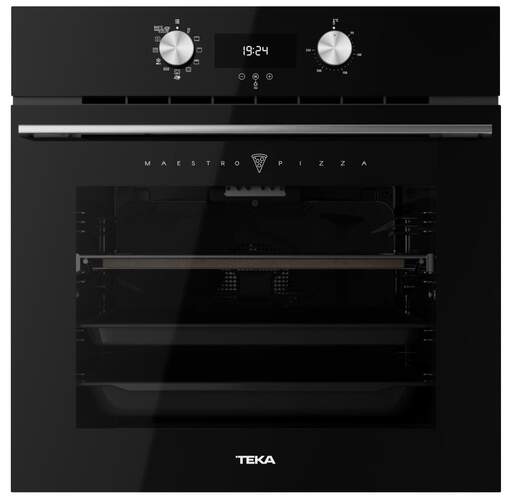 Horno Pirolítico Teka HLB8510PBK Maestro Pizza - Clase A+, 8 Funciones, DualClean, Negro