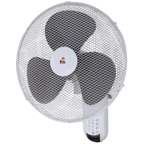 Ventilador de pie FM VM140M - 50W, 3 Velocidades, Temporizador, Mando, 40cm Diámetro