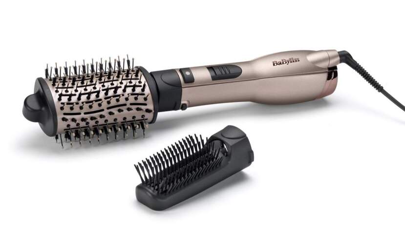 Cepillo Alisador Babyliss AS90PE - 1000 W, 2 accesorios, iónico