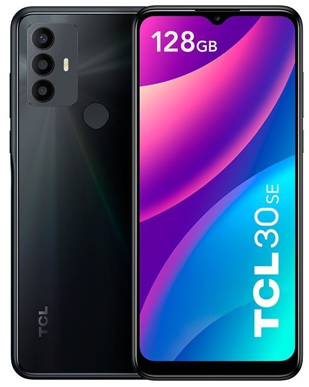 Tcl 30 Se 128gb+4gb ram telefono movil 30se space grey 4g 6.52oc1.84gb128gb 128gb smartphone de 6.52 hd+ con nxtvision mediatek helio g25 4gb128gb ampliable microsd dual sim 50mp+2mp+2mp 5000mah 12 128 4 5000 4128