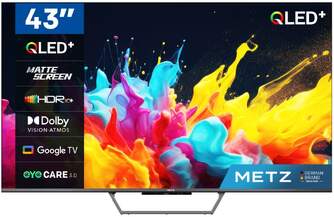 TV METZ 43%%%quot; 43MQE7600Z UHD QLED GOOGLETV DOLBYATMO