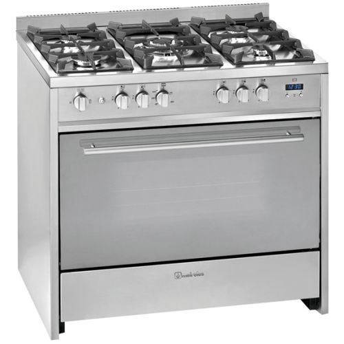 Cocina de gas Meireles G910X - Clase A, 5 fuegos, 116 L, Inox