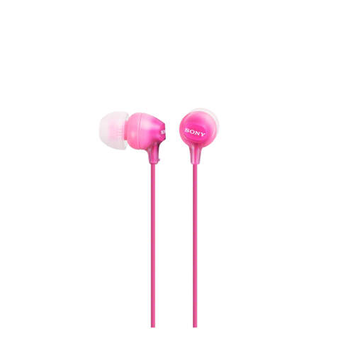 Auriculares Sony MDR-EX15LP Rosa - Intraaural, 8 - 22000 Hz, 16 Ohm