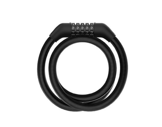 Sistema Antirrobo Xiaomi Mi Scooter Lock - Código 5 digitos ABS, Acero y Zinc, Negro