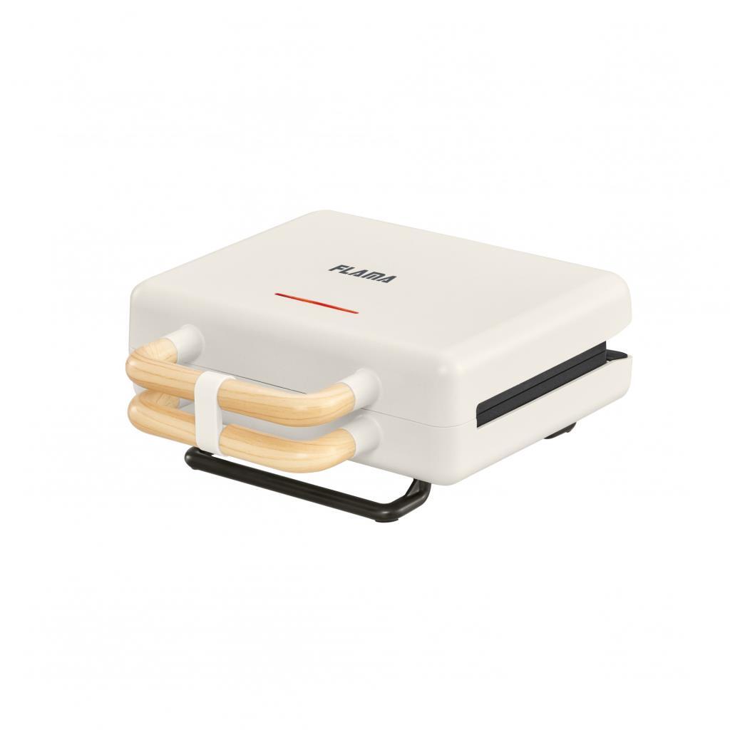 Sandwichera Flama Grill Pearl White 4961FL - 800W, Antiadherente