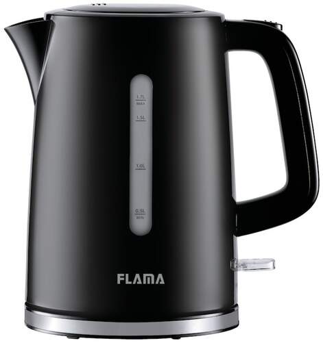 Hervidor Flama 727FL - 1,7 litros, 2200 W, Negro