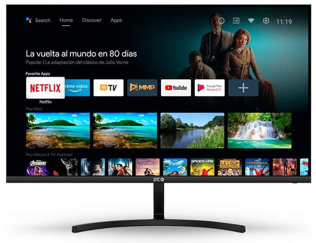 Monitor SPC 27" 900027N - Smart TV, con Google Play, Wi-Fi