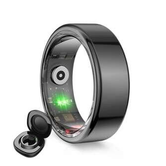 SMARTRING KSIX SATURN NEGRO XL TALLA 12 21,4 mm