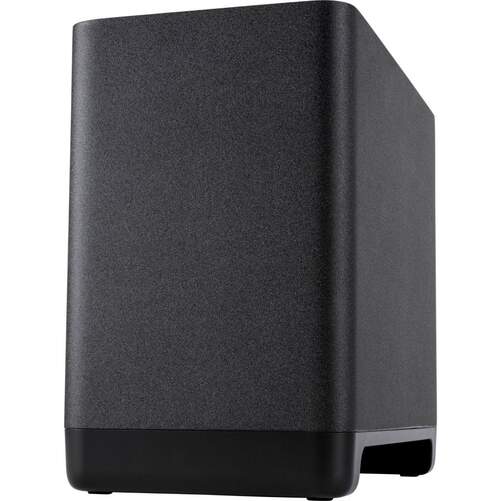 Subwoofer Polk React Sub - 1.0, Woofer 7", Ajuste de bajos, compatible con Alexa, Negro