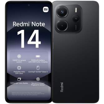 SMARTPHONE REDMI NOTE 14 6/128 6,67%%%quot; BLACK