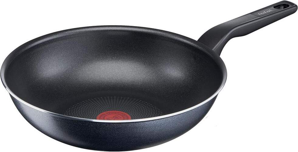 Sartén Wok Tefal XL Force 28cm - Vitro/Gas, Antiadherente Titanium x2, Thermo-Signal, Sin PFOA