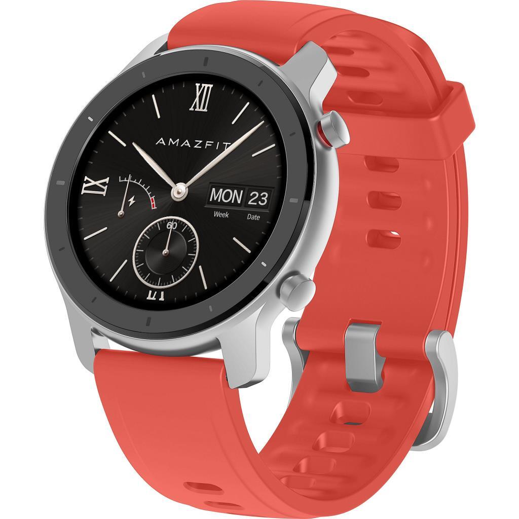 Amazfit GTR 42mm Coral - 1.2" AMOLED, Frec. Cardíaca