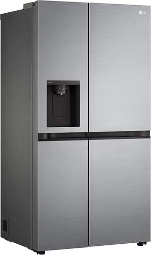 Frigorífico Americano LG GSLV51PZXM - Clase F, 635L, Inverter, Dispensador, MultiFlow, ThinQ, Inox