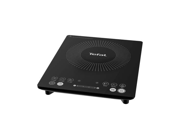 Hornillo de inducción Tefal IH2108 - 26 cm, 1 zona, 7 potencias, portátil, negro