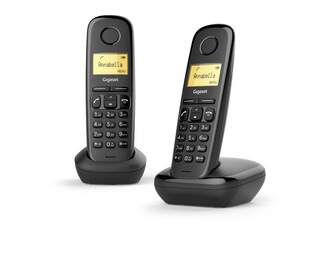 TELEFONO DECT GIGASET A170 NEGRO DUO